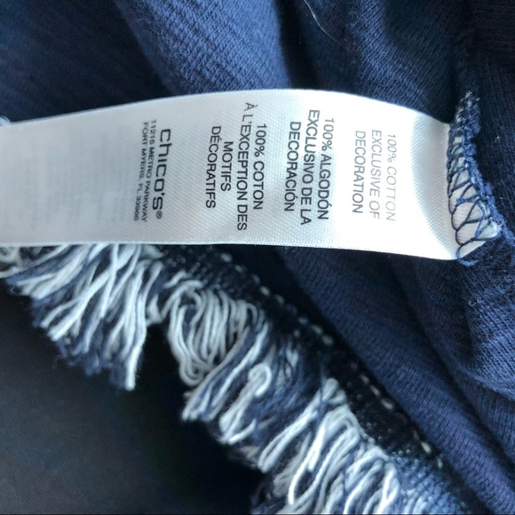 Chico’s Navy Top - Picture 5 of 5